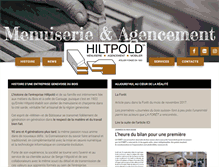 Tablet Screenshot of hiltpold-menuiserie.ch